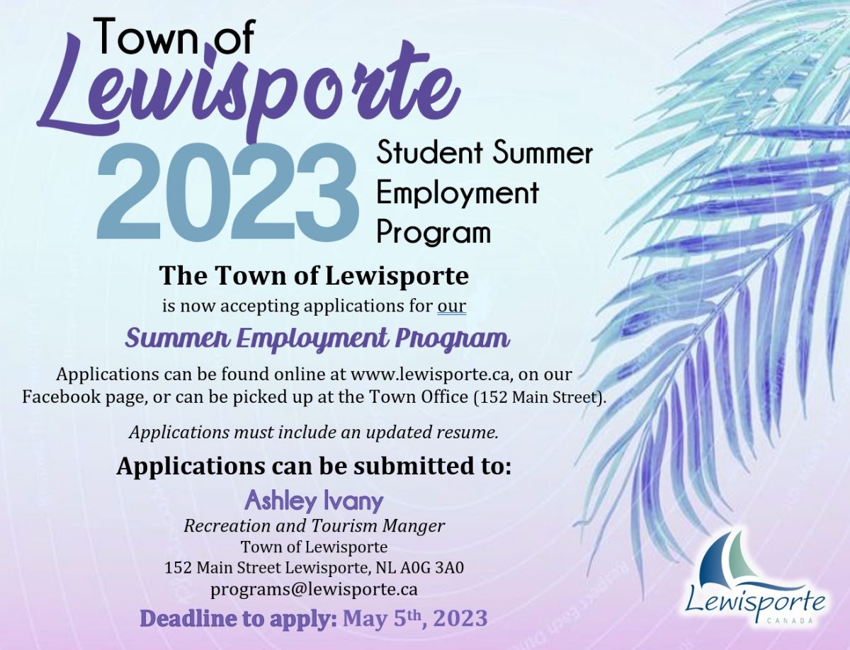 Summer Student Employment Lewisporte